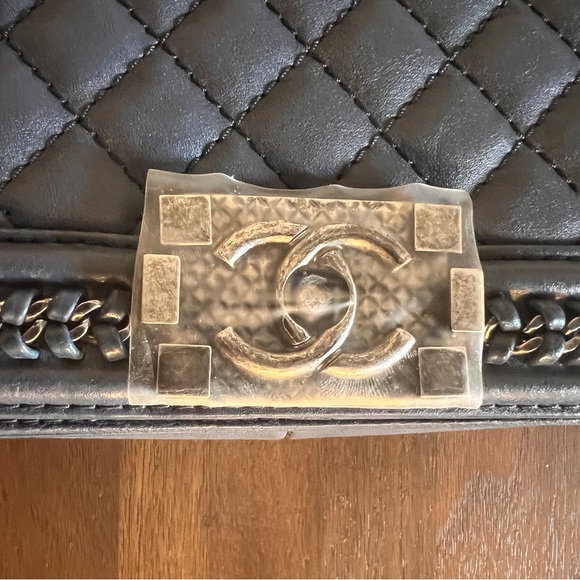 Chanel Navy Blue Caviar Boy Flap Shoulder Bag - Picture 8 of 14